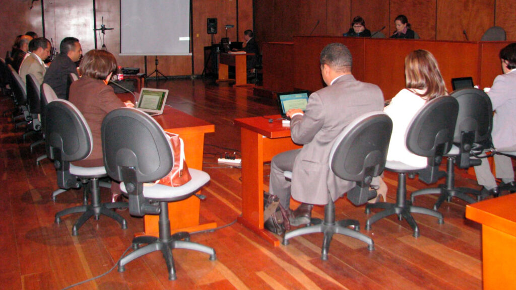 Actualmente, los incidentes de reparación se realizan ante los magistrados de conocimiento de las salas de Justicia y Paz. Foto: Fiscalía General de la Nación.